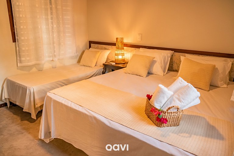 Suíte Triplo Standard Almarina Pipa by QAVI