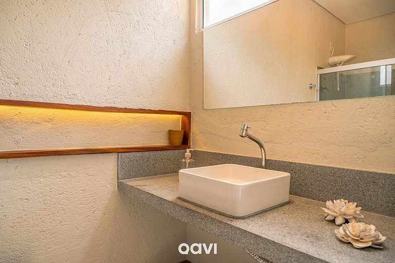 Casa com Piscina Cond Beira-Mar Milagres Qavi