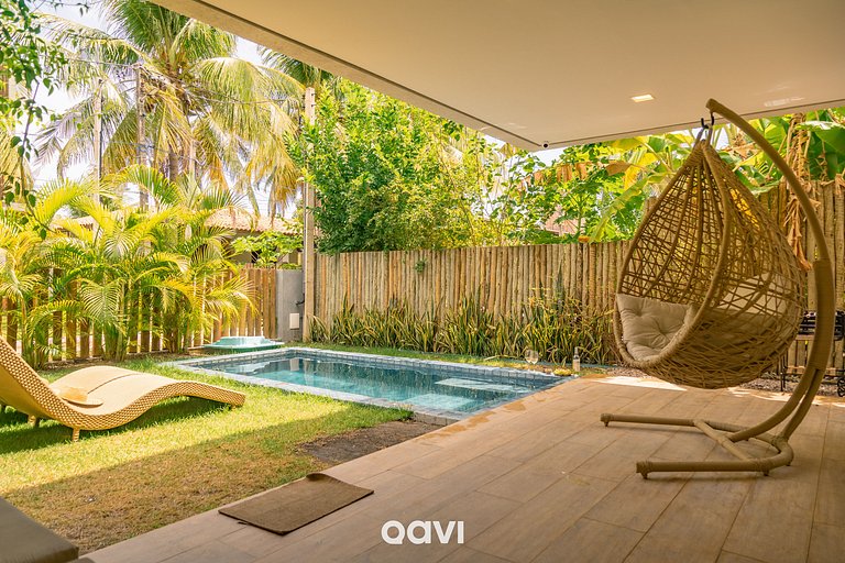 Casa com Piscina Cond Beira-Mar Milagres Qavi