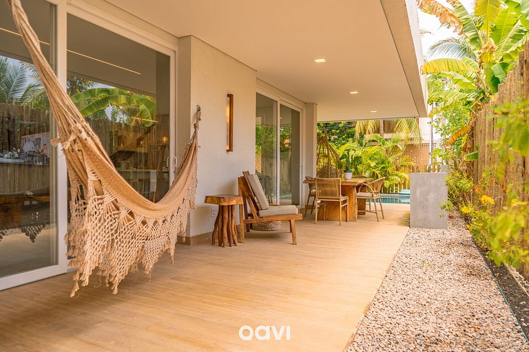Casa com Piscina Cond Beira-Mar Milagres Qavi