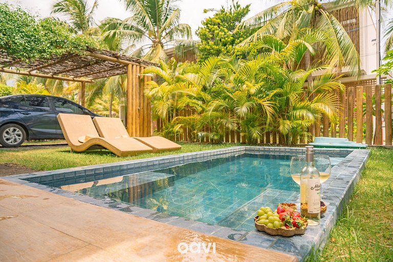 Casa com Piscina Cond Beira-Mar Milagres Qavi