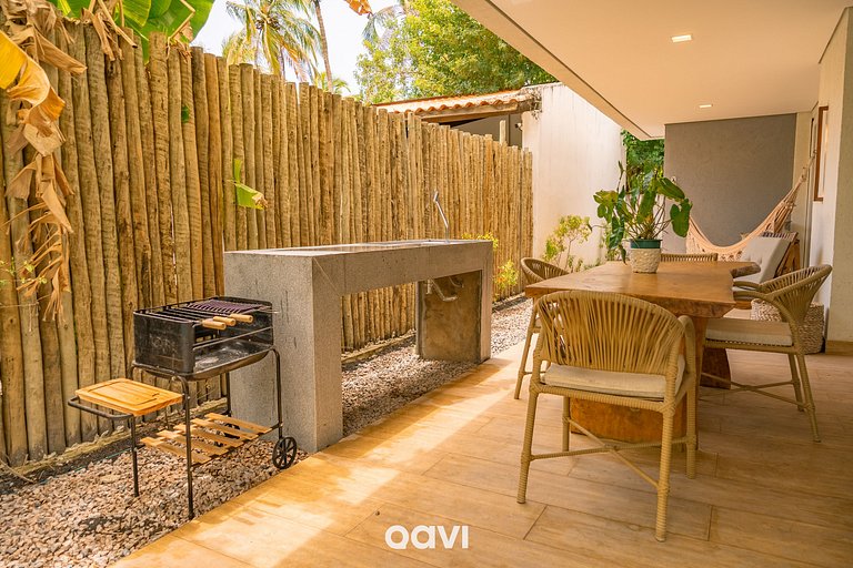 Casa com Piscina Cond Beira-Mar Milagres Qavi