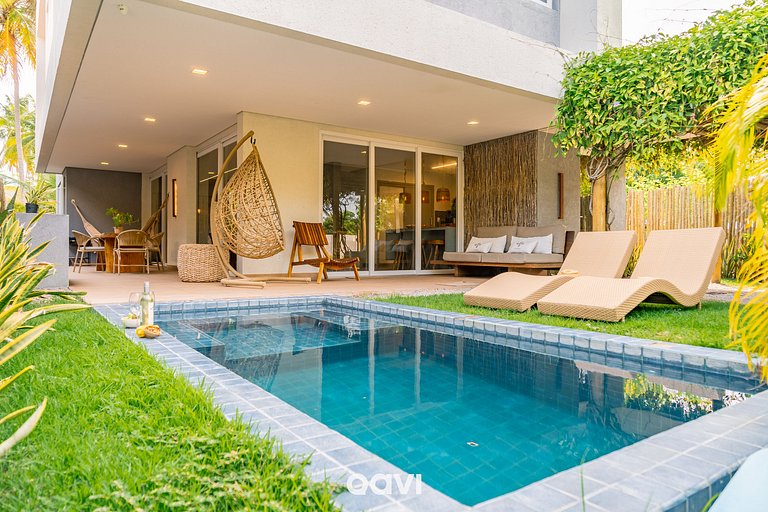 Casa com Piscina em Cond Beira Mar Milagres Qavi
