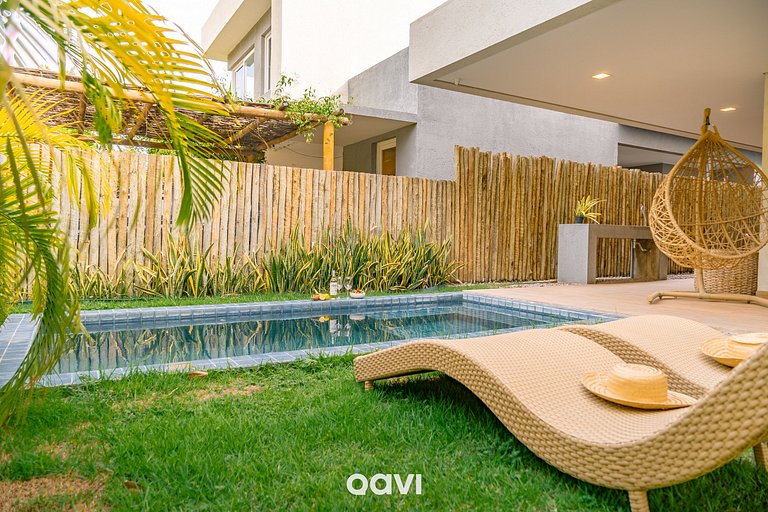 Casa com Piscina em Cond Beira Mar Milagres Qavi
