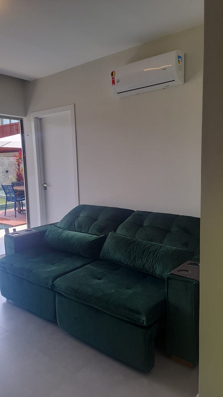 Apartamento de dois quartos no Ile de Pipa