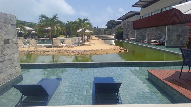 Apartamento de dois quartos no Ile de Pipa