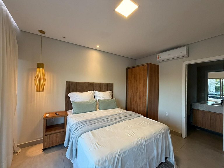 Apartamento de dois quartos no Ile de Pipa