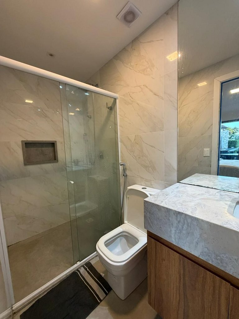 Apartamento de dois quartos no Ile de Pipa