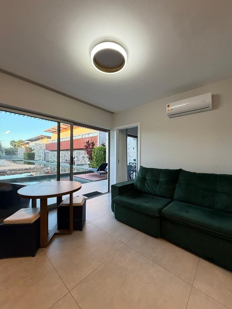 Apartamento de dois quartos no Ile de Pipa