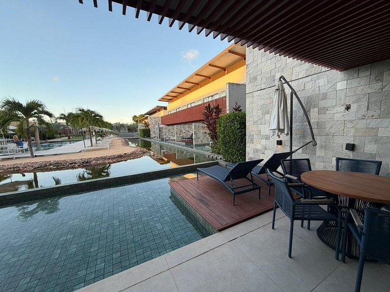 Apartamento de dois quartos no Ile de Pipa