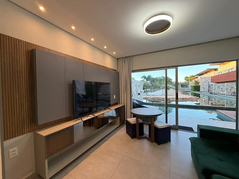 Apartamento de dois quartos no Ile de Pipa