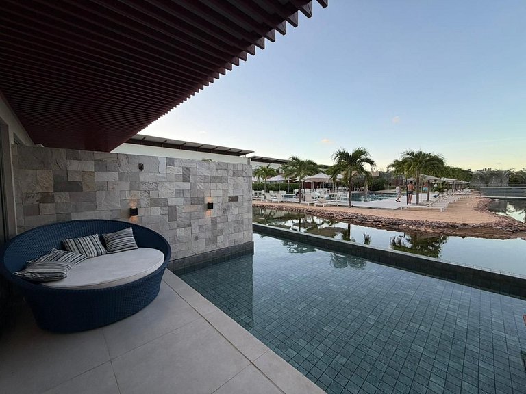 Apartamento de dois quartos no Ile de Pipa