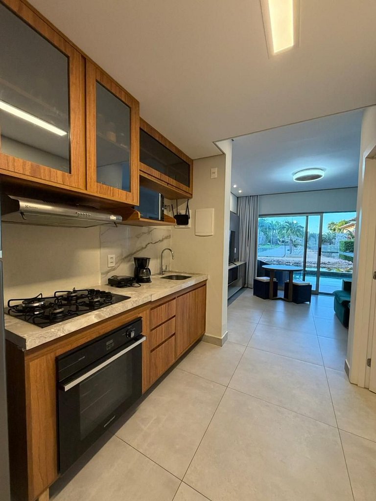 Apartamento de dois quartos no Ile de Pipa