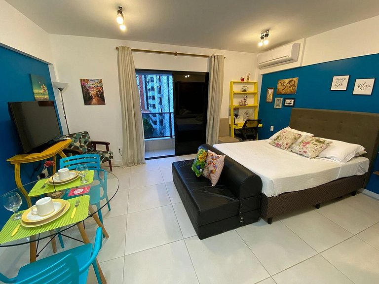 Studio no Edifício Time em Maceió by Qavi