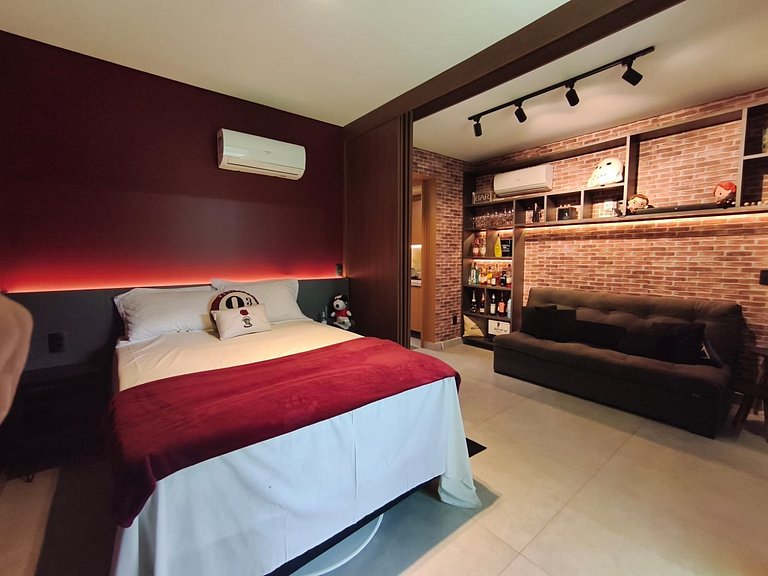 Apartamento de 1 quarto no Ile de Pipa