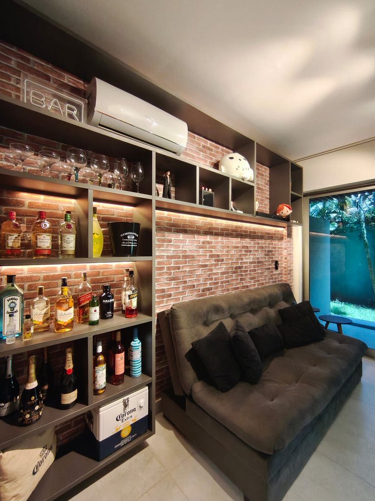 Apartamento de 1 quarto no Ile de Pipa