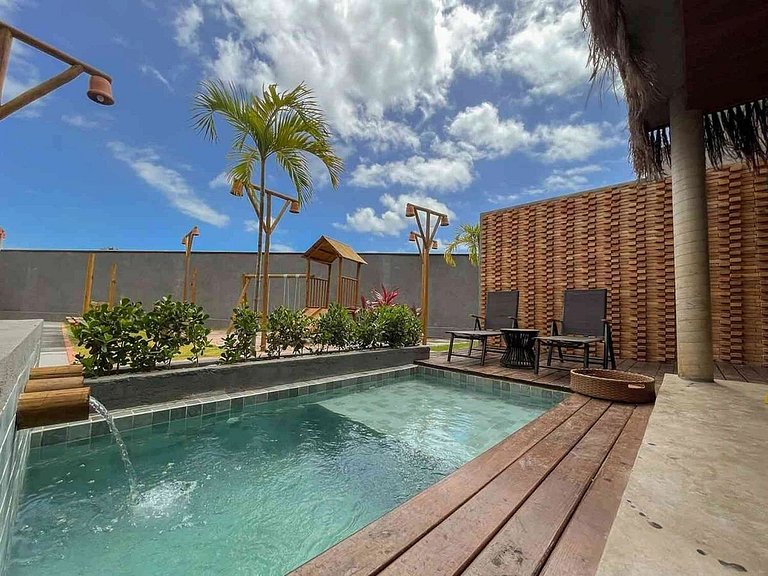 Casa Piscina Privativa Villa Sapê Milagres by Qavi
