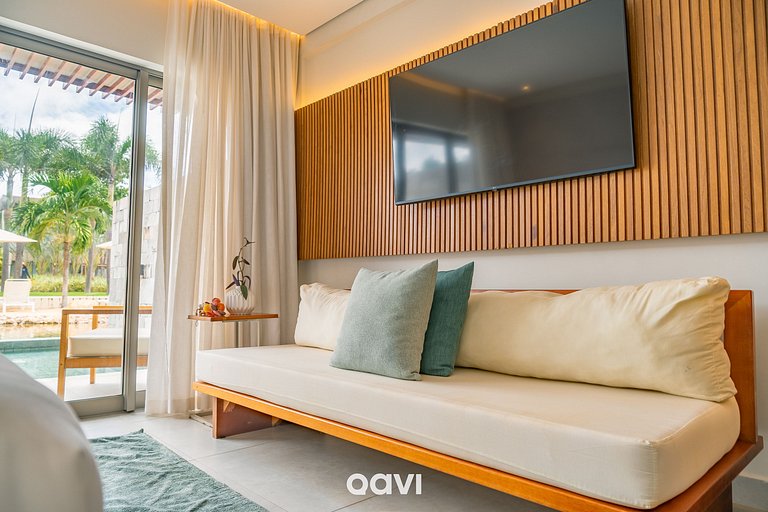 Quarto Deck Molhado Frente Piscina