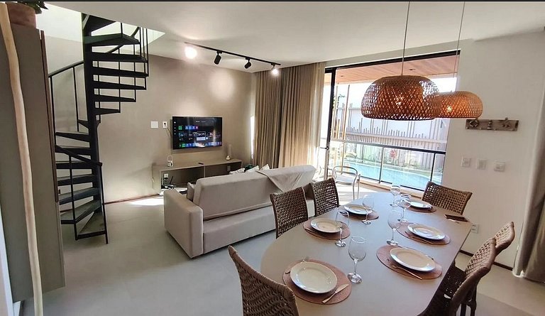 Duplex com Jacuzzi na Praia de Tatuamunha by Qavi