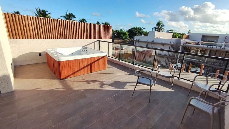 Duplex com Jacuzzi na Praia de Tatuamunha by Qavi