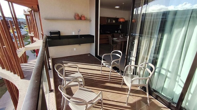 Duplex com Jacuzzi na Praia de Tatuamunha by Qavi