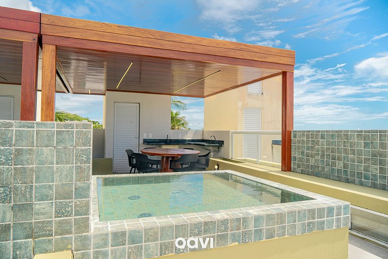 Triplex à Beira-Mar com Vista em Pirangi by Qavi