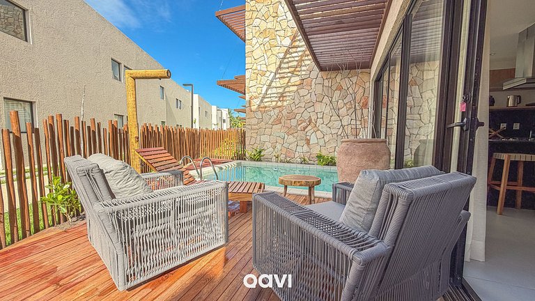 Beach House com Piscina Privativa Milagres by Qavi