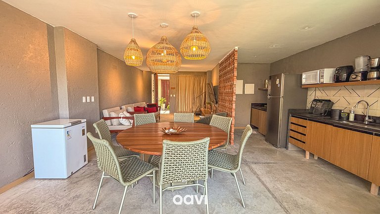 Casa Design com Piscina e Jacuzzi Milagres by Qavi