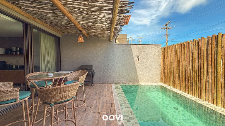Casa Design com Piscina e Jacuzzi Milagres by Qavi