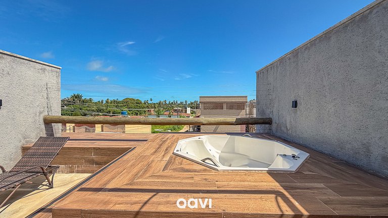Casa Design com Piscina e Jacuzzi Milagres by Qavi