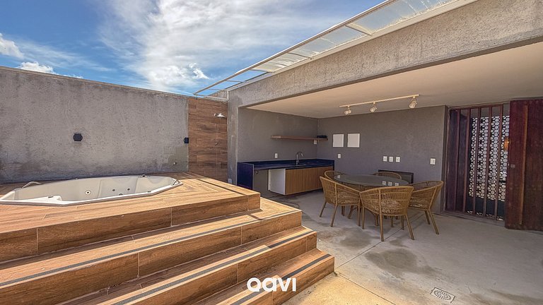 Casa Design com Piscina e Jacuzzi Milagres by Qavi