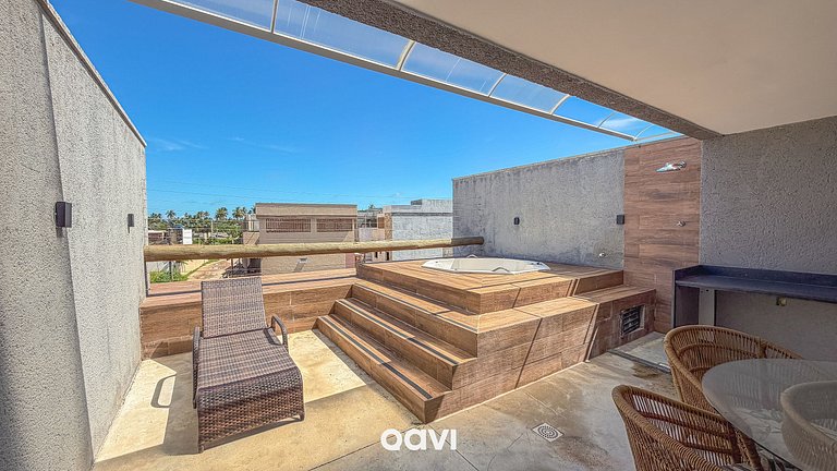 Casa Design com Piscina e Jacuzzi Milagres by Qavi
