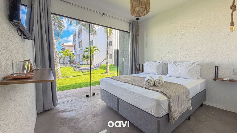 Bangalô Santorini na Villa Puçá Milagres by Qavi