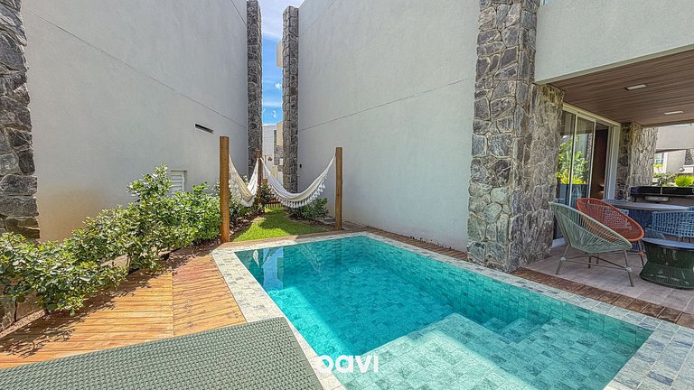 Casa Piscina Privativa no Naluum Milagres by Qavi