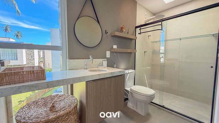 Casa Piscina Privativa no Naluum Milagres by Qavi
