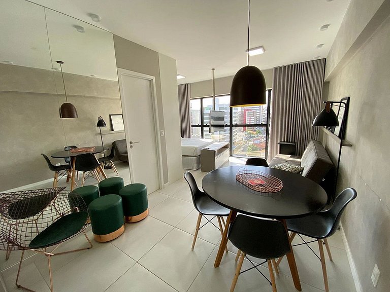Studio no Edifício Time em Maceió by Qavi