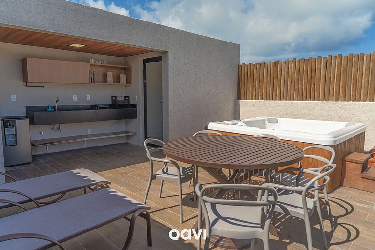 Duplex com Jacuzzi na Praia de Tatuamunha by Qavi