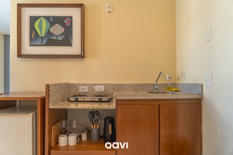 Flat com Vista Parcial Mar em Petrópolis by QAVI
