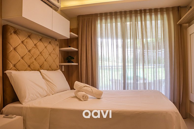 Qavi - Apto em Resort Beira Mar Cotovelo #InMare43