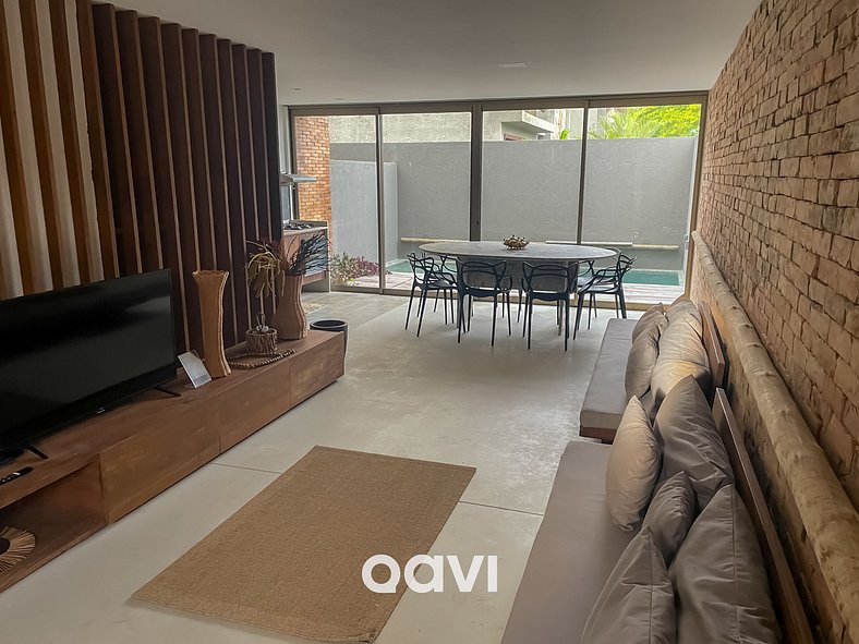 Qavi - Casa com Piscina Privativa #VilaCaju