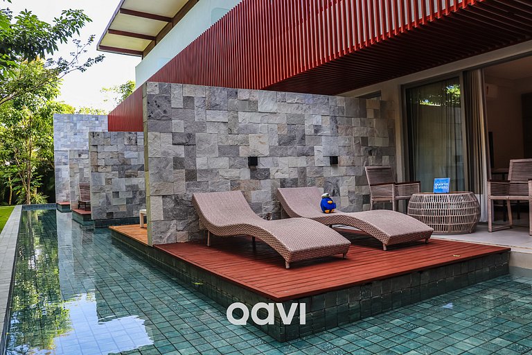 Qavi - Flat completo com piscina privativa #ÎledePipa
