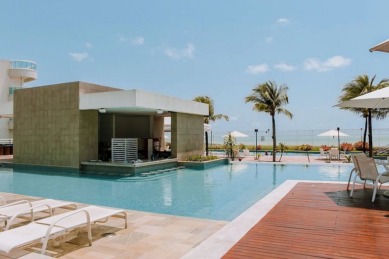 Qavi - Flat em Resort Beira Mar Cotovelo #InMare109