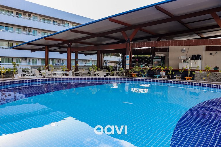 Qavi - Flat Vista Mar em Resort Beira Mar Cotovelo #BlueMarl
